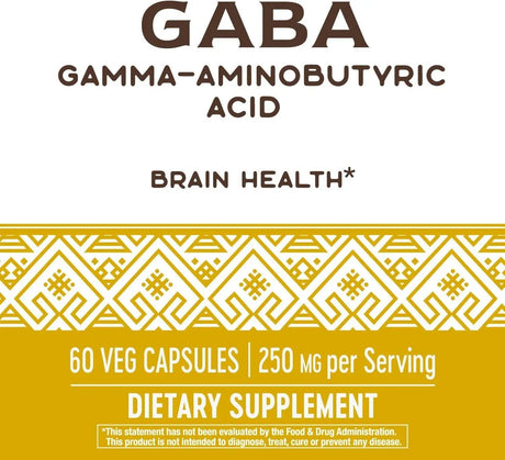 NATURE'S WAY - Nature's Way GABA Gamma-Aminobutyric Acid 60 Capsulas - The Red Vitamin MX - Suplementos Alimenticios - {{ shop.shopifyCountryName }}