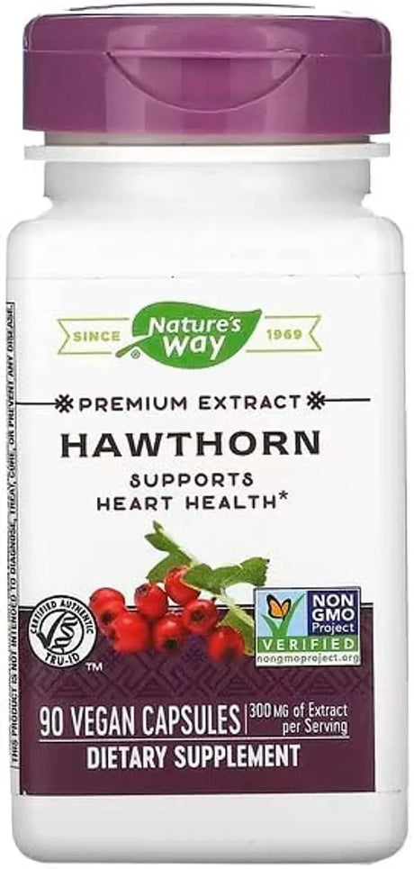 NATURE'S WAY - Nature's Way Hawthorn Berries 300Mg. 90 Capsulas 2 Pack - The Red Vitamin MX - Suplementos Alimenticios - {{ shop.shopifyCountryName }}