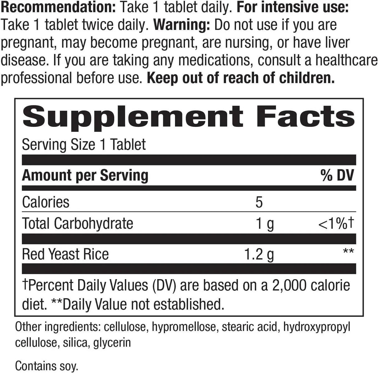 NATURE'S WAY - Nature's Way HeartSure Red Yeast Rice 1200Mg. 60 Tabletas - The Red Vitamin MX - Suplementos Alimenticios - {{ shop.shopifyCountryName }}
