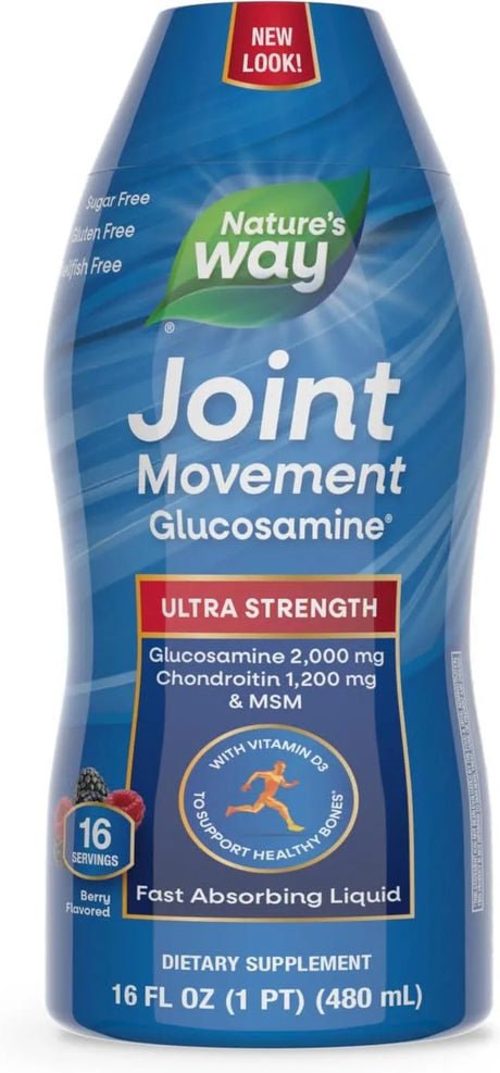 NATURE'S WAY - Nature's Way Joint Movement Glucosamine Liquid 480Ml. - The Red Vitamin MX - Suplementos Alimenticios - {{ shop.shopifyCountryName }}