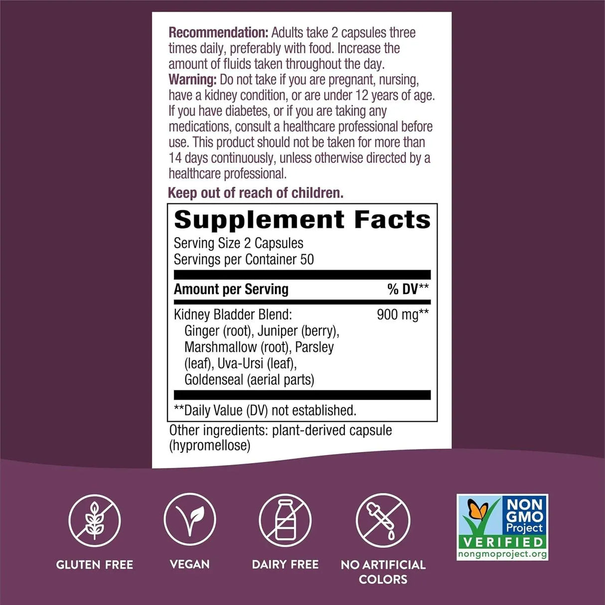 NATURE'S WAY - Nature's Way Kidney Bladder Premium Blend 100 Capsulas 2 Pack - The Red Vitamin MX - Suplementos Alimenticios - {{ shop.shopifyCountryName }}