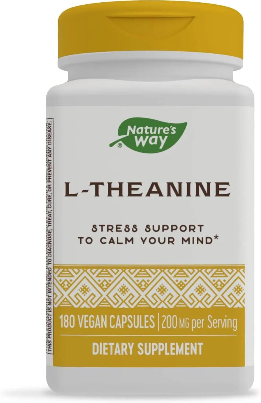 NATURE'S WAY - Nature's Way L-Theanine 200Mg. 180 Capsulas - The Red Vitamin MX - Suplementos Alimenticios - {{ shop.shopifyCountryName }}