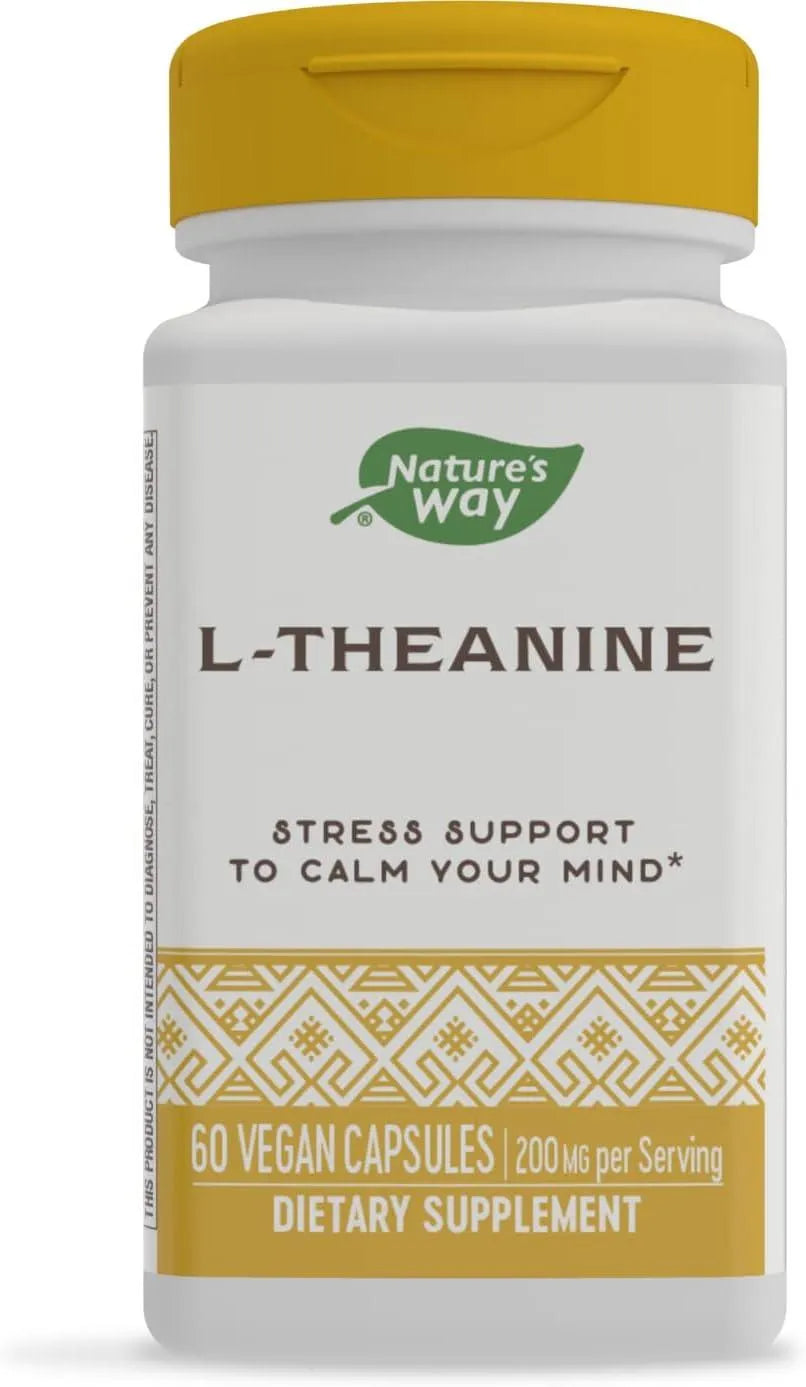 NATURE'S WAY - Nature's Way L Theanine 200Mg. 60 Capsulas - The Red Vitamin MX - Suplementos Alimenticios - {{ shop.shopifyCountryName }}