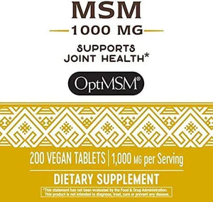 NATURE'S WAY - Nature's Way MSM 1000Mg. 200 Tabletas 2 Pack - The Red Vitamin MX - Suplementos Alimenticios - {{ shop.shopifyCountryName }}