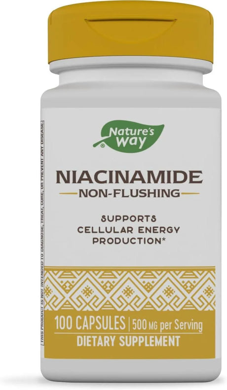 NATURE'S WAY - Nature's Way Niacinamide 500Mg. 100 Capsulas - The Red Vitamin MX - Suplementos Alimenticios - {{ shop.shopifyCountryName }}