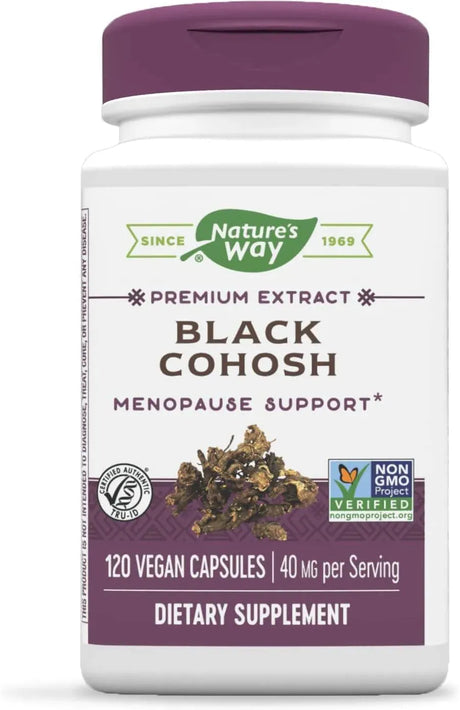 NATURE'S WAY - Nature's Way Premium Black Cohosh 40Mg. 120 Capsulas - The Red Vitamin MX - Suplementos Alimenticios - {{ shop.shopifyCountryName }}