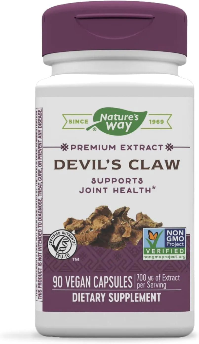 NATURE'S WAY - Nature's Way Premium Devil’s Claw Premium Extract 700Mg. 90 Capsulas - The Red Vitamin MX - Suplementos Alimenticios - {{ shop.shopifyCountryName }}