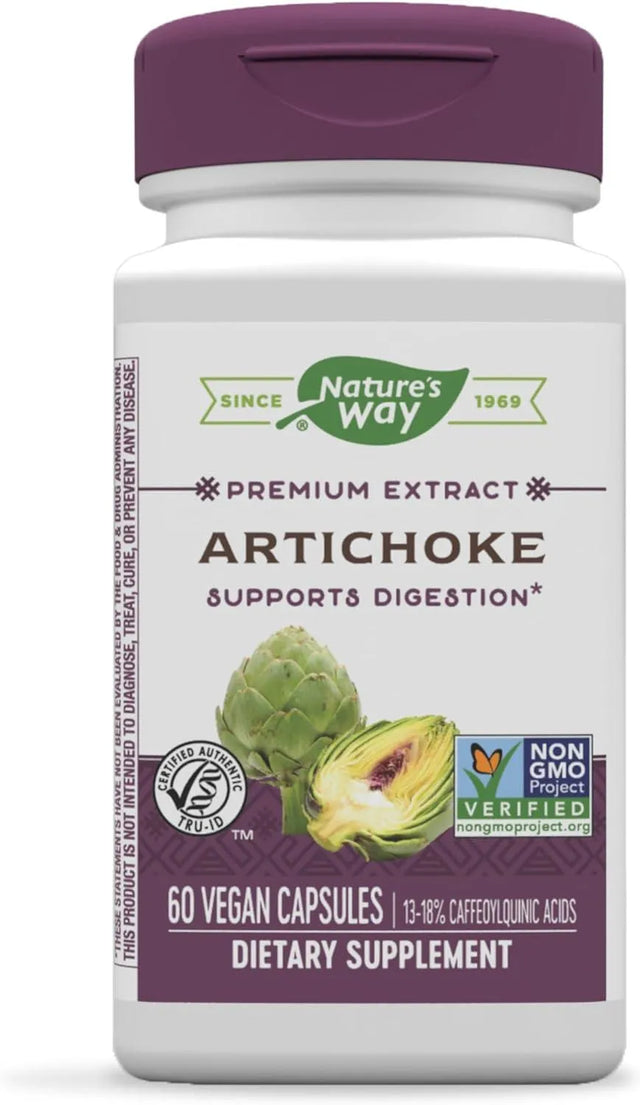 NATURE'S WAY - Nature's Way Premium Extract Artichoke 60 Capsulas - The Red Vitamin MX - Suplementos Alimenticios - {{ shop.shopifyCountryName }}