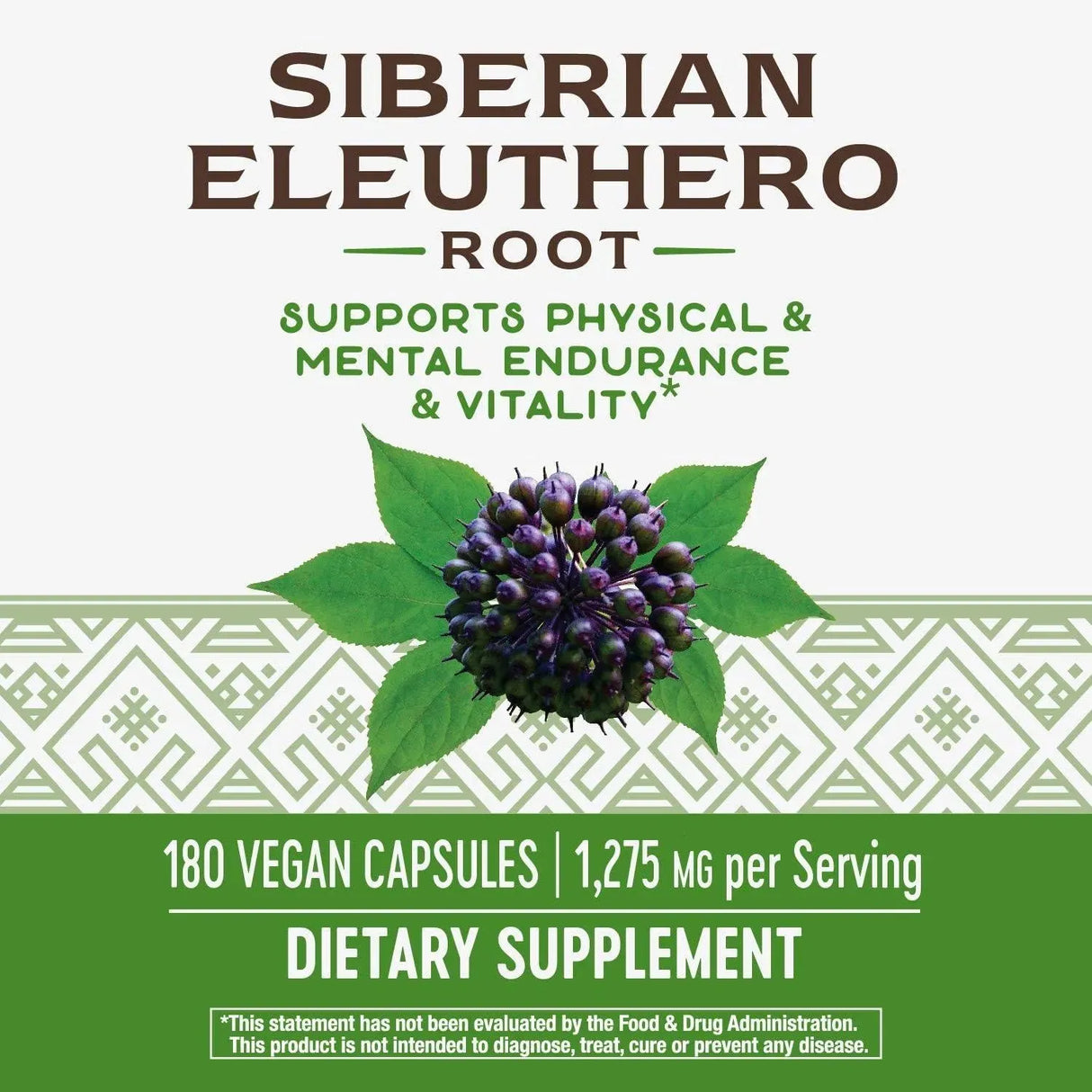 NATURE'S WAY - Nature's Way Premium Herbal Siberian Eleuthero 1275Mg. 180 Capsulas - The Red Vitamin MX - Suplementos Alimenticios - {{ shop.shopifyCountryName }}