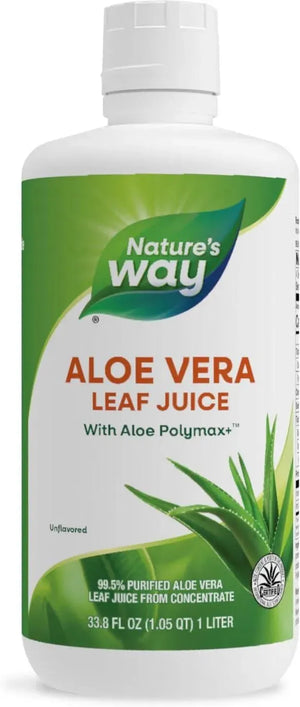 NATURE'S WAY - Nature's Way Premium Quality Aloe Vera Leaf Juice 1 Lt. - The Red Vitamin MX - Suplementos Alimenticios - {{ shop.shopifyCountryName }}