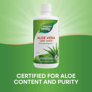 NATURE'S WAY - Nature's Way Premium Quality Aloe Vera Leaf Juice 1 Lt. - The Red Vitamin MX - Suplementos Alimenticios - {{ shop.shopifyCountryName }}