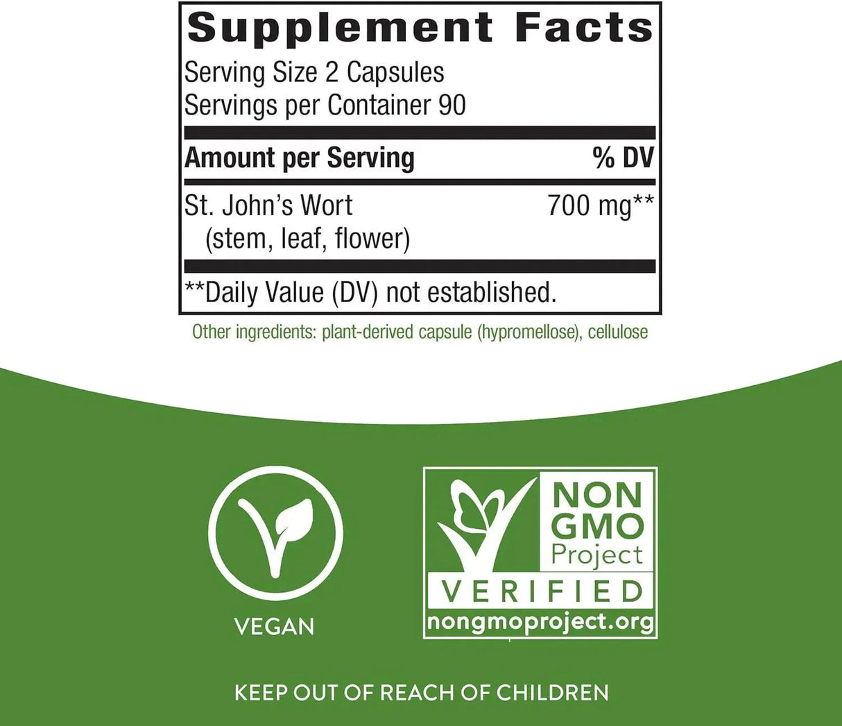 NATURE'S WAY - Nature's Way Premium St. John’s Wort Herb 700Mg. 180 Capsulas - The Red Vitamin MX - Suplementos Alimenticios - {{ shop.shopifyCountryName }}