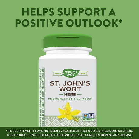 NATURE'S WAY - Nature's Way Premium St. John’s Wort Herb 700Mg. 180 Capsulas - The Red Vitamin MX - Suplementos Alimenticios - {{ shop.shopifyCountryName }}