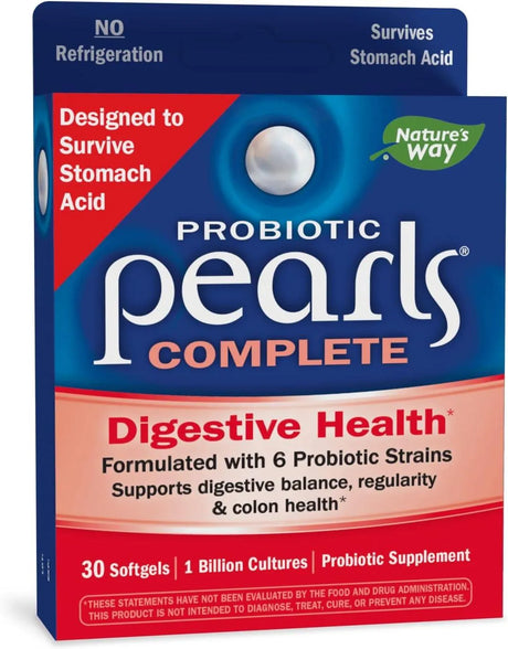 NATURE'S WAY - Nature's Way Probiotic Pearls Complete 30 Capsulas Blandas - The Red Vitamin MX - Suplementos Alimenticios - {{ shop.shopifyCountryName }}