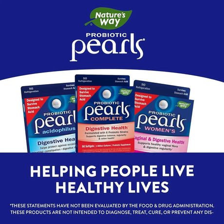 NATURE'S WAY - Nature's Way Probiotic Pearls Complete 30 Capsulas Blandas - The Red Vitamin MX - Suplementos Alimenticios - {{ shop.shopifyCountryName }}