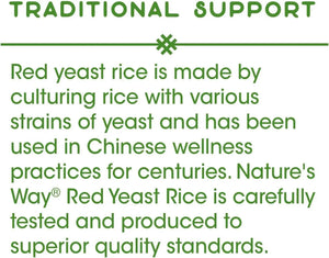 NATURE'S WAY - Nature's Way Red Yeast Rice 600Mg. 120 Capsulas - The Red Vitamin MX - Suplementos Alimenticios - {{ shop.shopifyCountryName }}