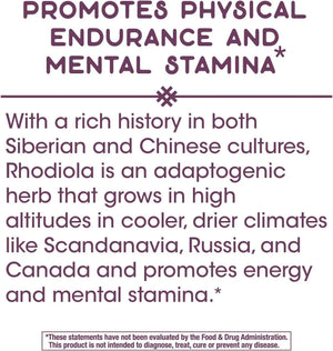 NATURE'S WAY - Nature's Way Rhodiola Energy 40 Capsulas - The Red Vitamin MX - Suplementos Alimenticios - {{ shop.shopifyCountryName }}