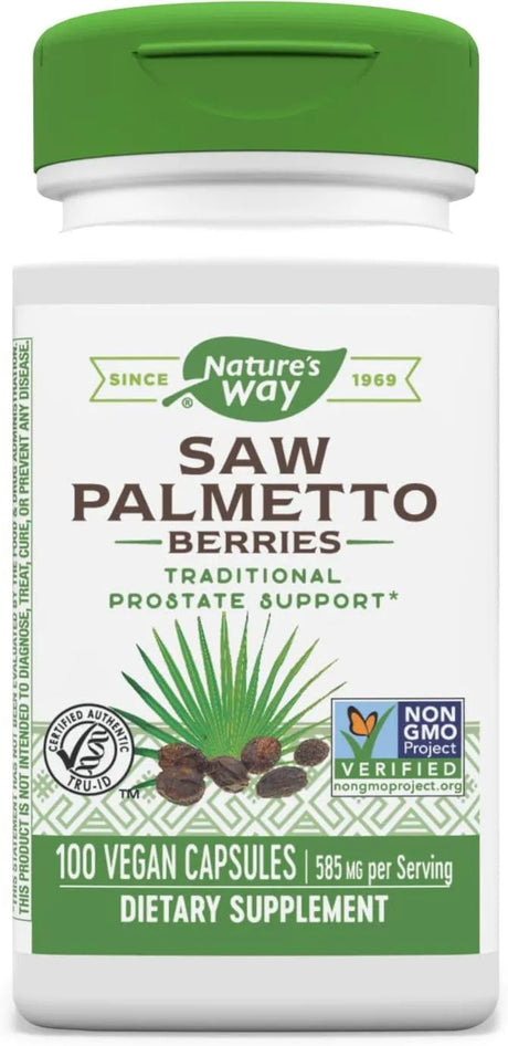 NATURE'S WAY - Nature's Way Saw Palmetto Berries 585Mg. 100 Capsulas - The Red Vitamin MX - Suplementos Alimenticios - {{ shop.shopifyCountryName }}