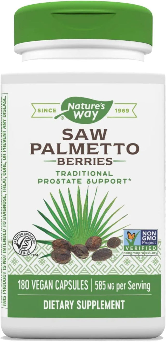 NATURE'S WAY - Nature's Way Saw Palmetto Berries 585Mg. 180 Capsulas - The Red Vitamin MX - Suplementos Alimenticios - {{ shop.shopifyCountryName }}