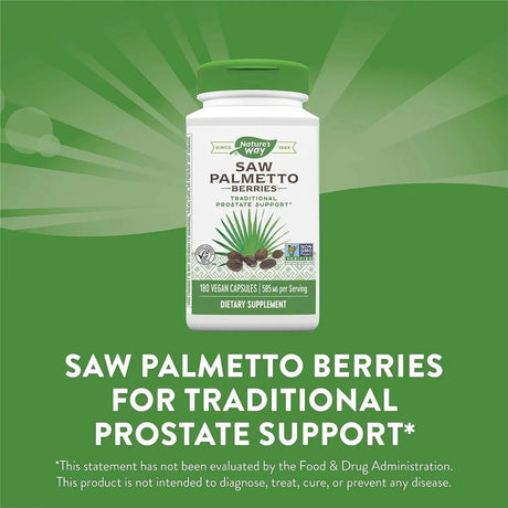 NATURE'S WAY - Nature's Way Saw Palmetto Berries 585Mg. 180 Capsulas - The Red Vitamin MX - Suplementos Alimenticios - {{ shop.shopifyCountryName }}