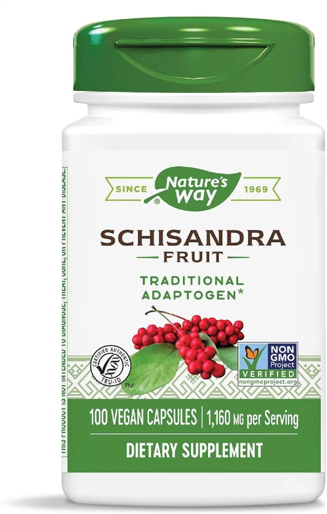 NATURE'S WAY - Nature's Way Schisandra 1160Mg. 100 Capsulas - The Red Vitamin MX - Suplementos Alimenticios - {{ shop.shopifyCountryName }}