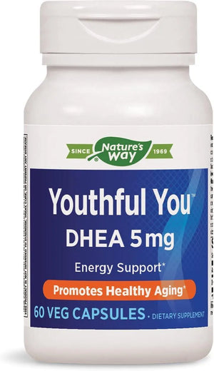 NATURE'S WAY - Nature's Way Youthful You DHEA 5Mg. 60 Capsulas - The Red Vitamin MX - Suplementos Alimenticios - {{ shop.shopifyCountryName }}