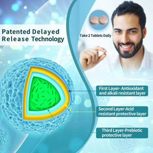 NATURE TARGET - Nature Target Probiotics for Men 90 Tabletas - The Red Vitamin MX - Suplementos Alimenticios - {{ shop.shopifyCountryName }}