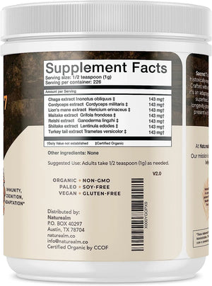 NATUREALM - Naturealm Sacred 7 Mushroom Extract Powder - The Red Vitamin MX - Suplementos Alimenticios - {{ shop.shopifyCountryName }}