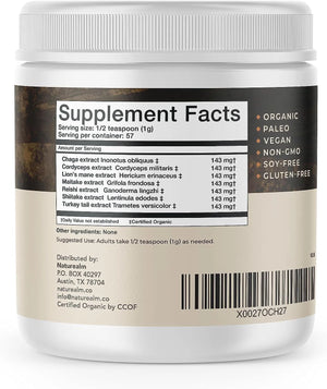 NATUREALM - Naturealm Sacred 7 Mushroom Extract Powder - The Red Vitamin MX - Suplementos Alimenticios - {{ shop.shopifyCountryName }}