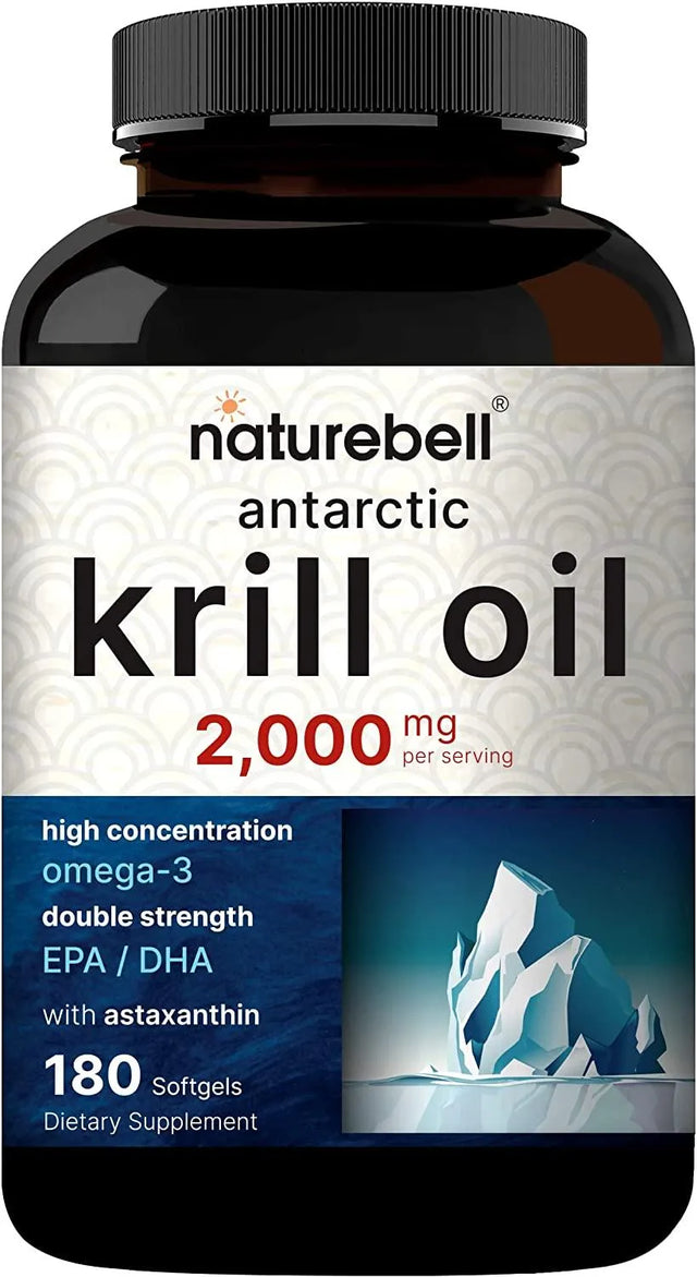 NATUREBELL - NatureBell Antarctic Krill Oil 2000Mg. 180 Capsulas Blandas - The Red Vitamin MX - Suplementos Alimenticios - {{ shop.shopifyCountryName }}