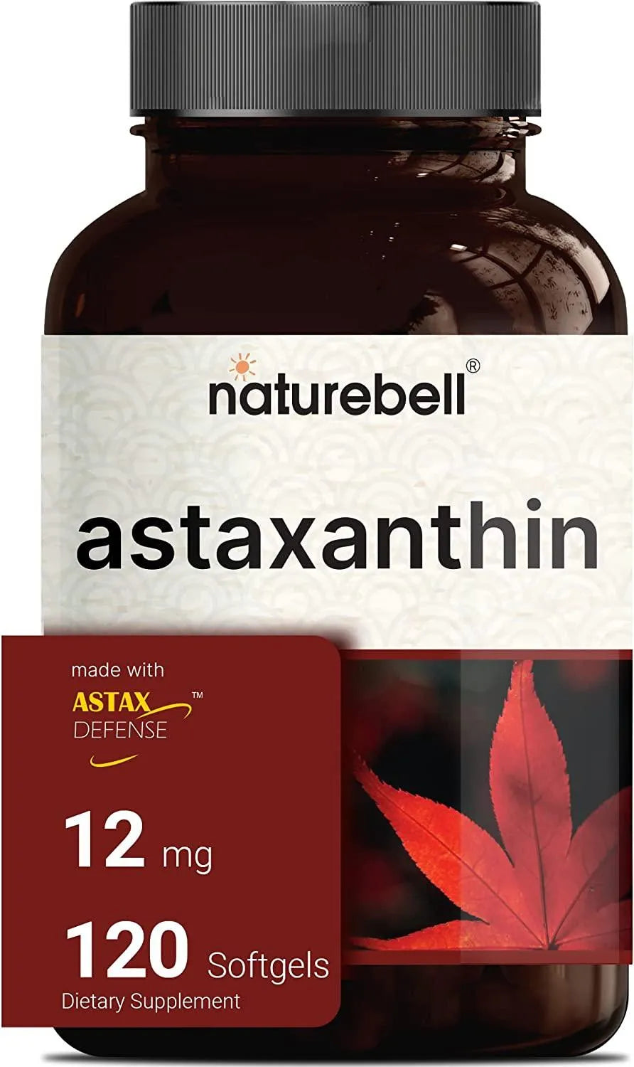 NATUREBELL - NatureBell Astaxanthin 12Mg. 120 Capsulas Blandas - The Red Vitamin MX - Suplementos Alimenticios - {{ shop.shopifyCountryName }}