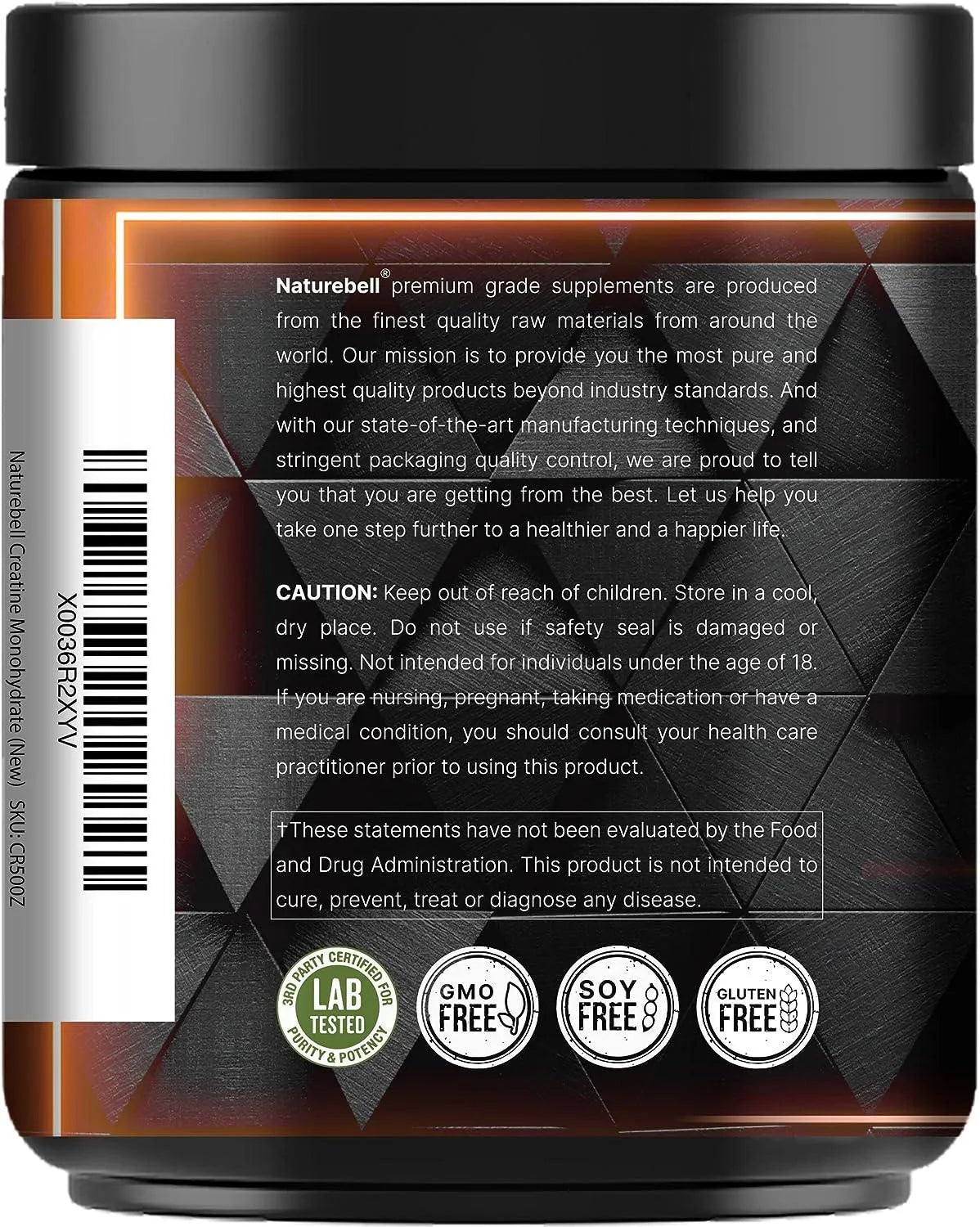 NATUREBELL - NatureBell Creatine Monohydrate Powder 100 Servicios 500Gr. - The Red Vitamin MX - Suplementos Alimenticios - {{ shop.shopifyCountryName }}