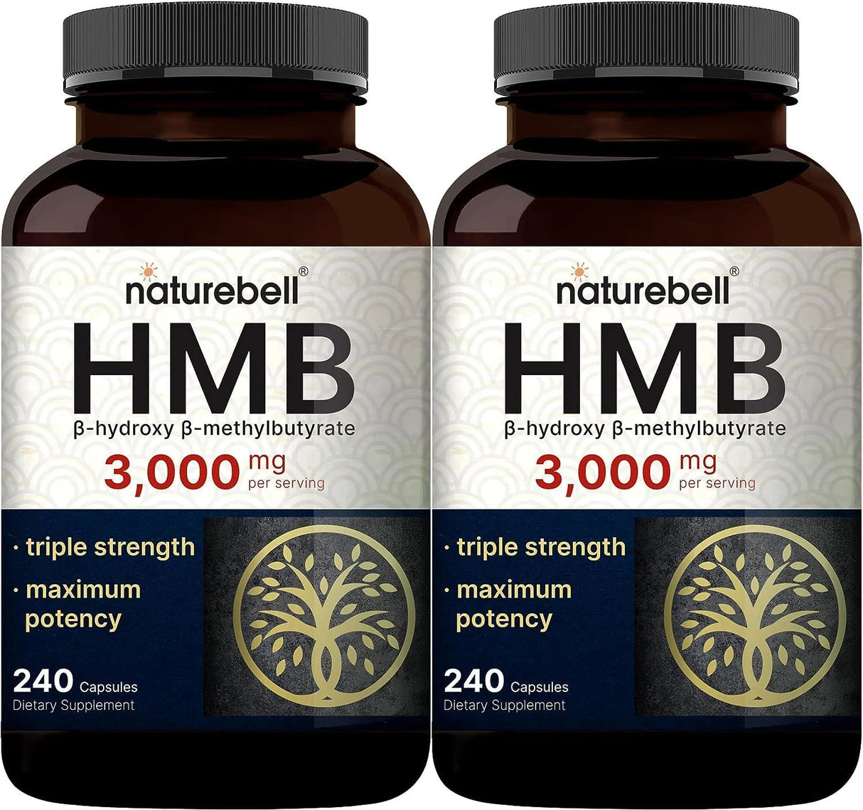 NATUREBELL - NatureBell HMB 3,000Mg. 240 Capsulas 2 Pack - The Red Vitamin MX - Suplementos Alimenticios - {{ shop.shopifyCountryName }}