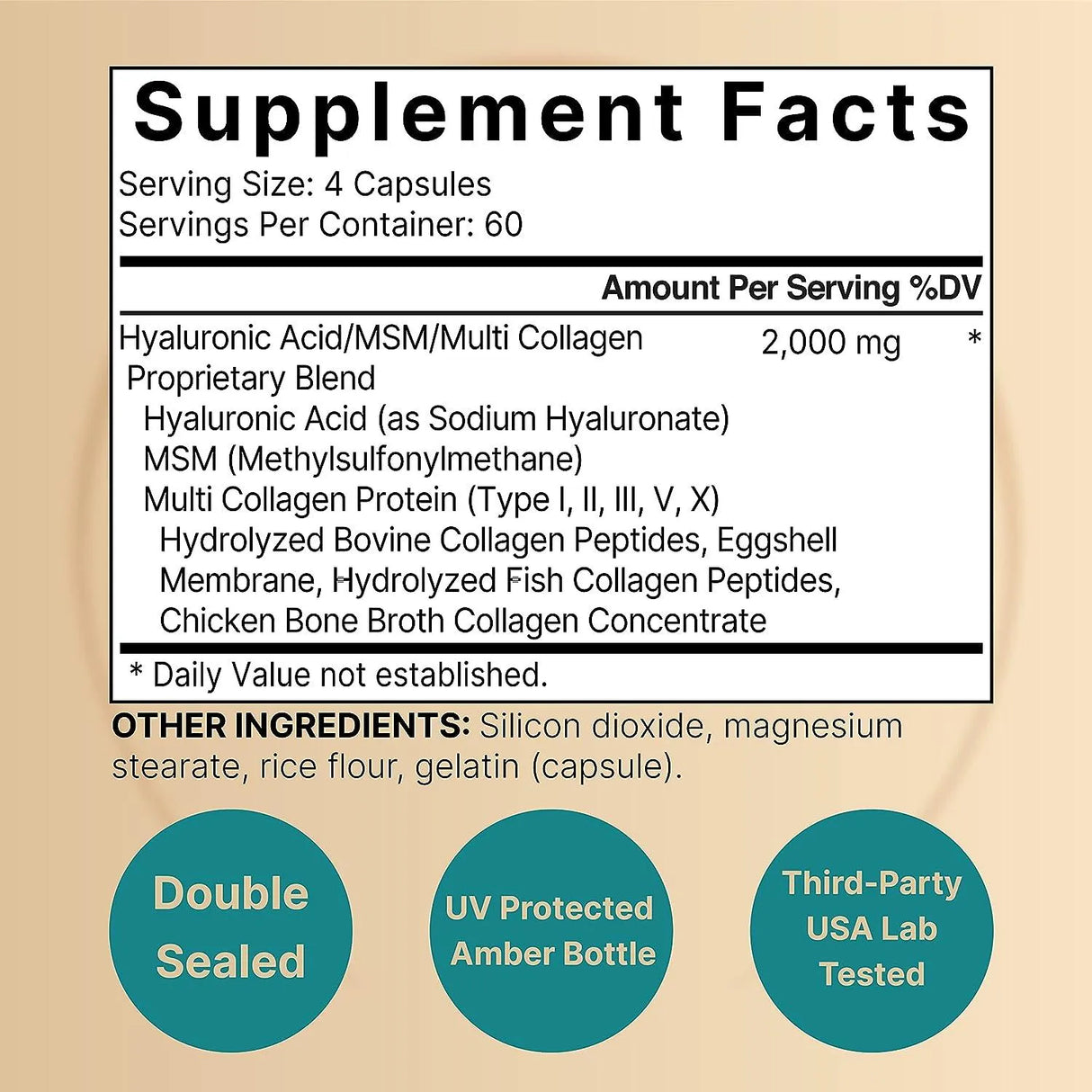 NATUREBELL - NatureBell Hyaluronic Acid Supplements 2000Mg. 240 Capsulas - The Red Vitamin MX - Suplementos Alimenticios - {{ shop.shopifyCountryName }}