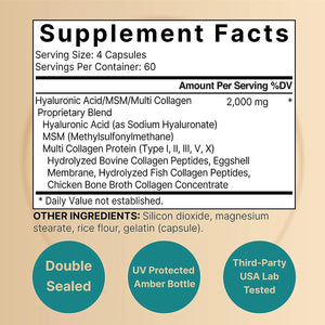 NATUREBELL - NatureBell Hyaluronic Acid Supplements 2000Mg. 240 Capsulas - The Red Vitamin MX - Suplementos Alimenticios - {{ shop.shopifyCountryName }}