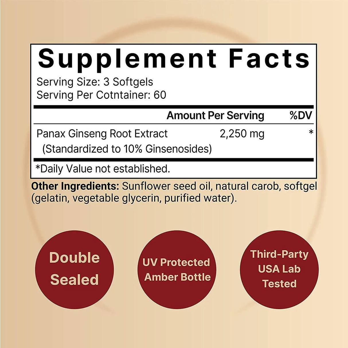 NATUREBELL - NatureBell Korean Red Ginseng Extract 2250Mg. 180 Capsulas Blandas - The Red Vitamin MX - Suplementos Alimenticios - {{ shop.shopifyCountryName }}