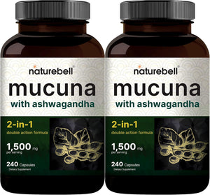 NATUREBELL - NatureBell Mucuna Pruriens 1500Mg. 240 Capsulas 2 Pack - The Red Vitamin MX - Suplementos Alimenticios - {{ shop.shopifyCountryName }}