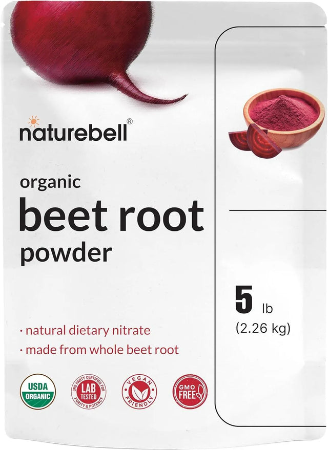 NATUREBELL - NatureBell Organic Beet Root Powder 5 Lbs. - The Red Vitamin MX - Suplementos Alimenticios - {{ shop.shopifyCountryName }}