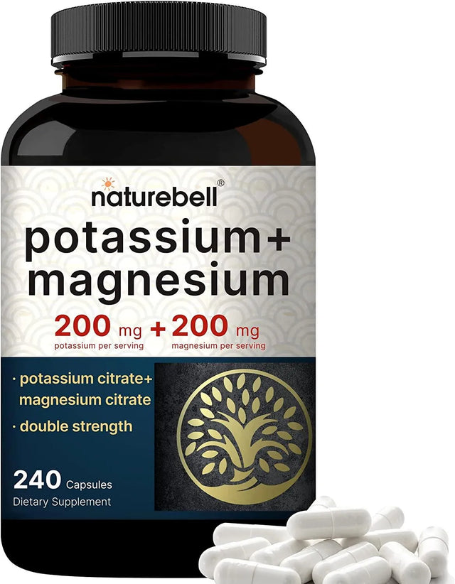 NATUREBELL - NatureBell Potassium 200Mg. + Magnesium 200Mg. 240 Capsulas - The Red Vitamin MX - Suplementos Alimenticios - {{ shop.shopifyCountryName }}