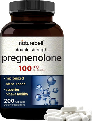 NATUREBELL - NatureBell Pregnenolone 100Mg. 200 Capsulas - The Red Vitamin MX - Suplementos Alimenticios - {{ shop.shopifyCountryName }}