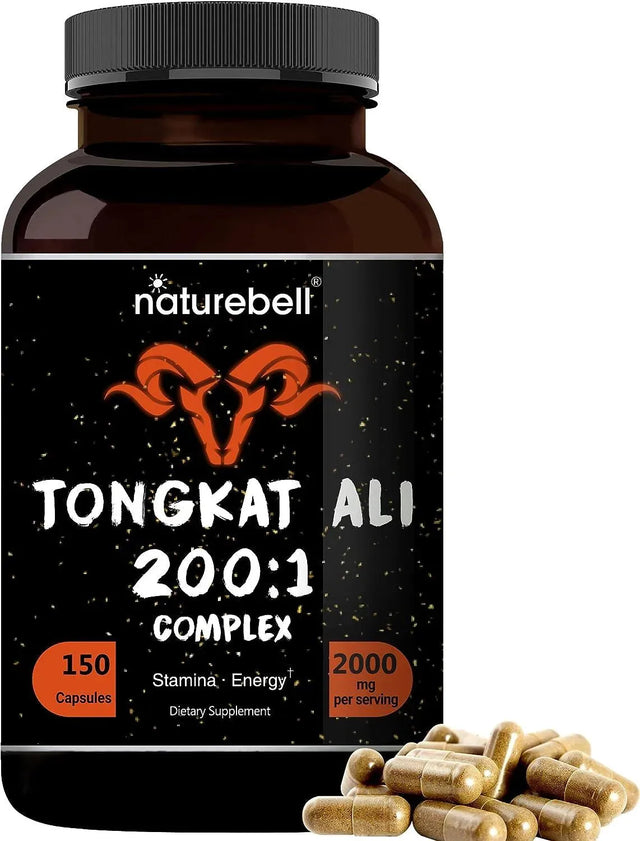 NATUREBELL - NatureBell Tongkat Ali 200:1 2000Mg. 150 Capsulas - The Red Vitamin MX - Suplementos Alimenticios - {{ shop.shopifyCountryName }}