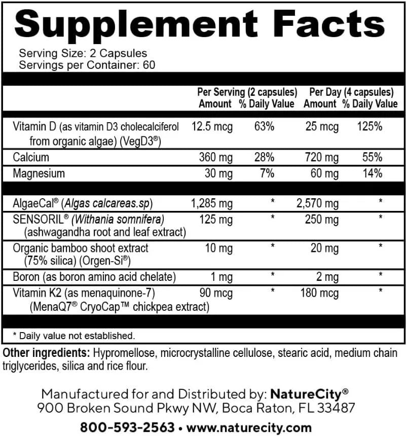 NATURECITY - NatureCity True-Osteo+ Supplement for Bone Strength 120 Capsulas - The Red Vitamin MX - Suplementos Alimenticios - {{ shop.shopifyCountryName }}