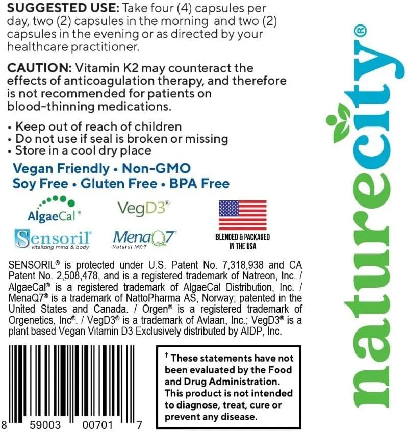 NATURECITY - NatureCity True-Osteo+ Supplement for Bone Strength 120 Capsulas - The Red Vitamin MX - Suplementos Alimenticios - {{ shop.shopifyCountryName }}