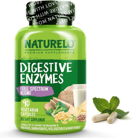 NATURELO - Naturelo Digestive Enzymes 90 Capsulas - The Red Vitamin MX - Suplementos Alimenticios - {{ shop.shopifyCountryName }}