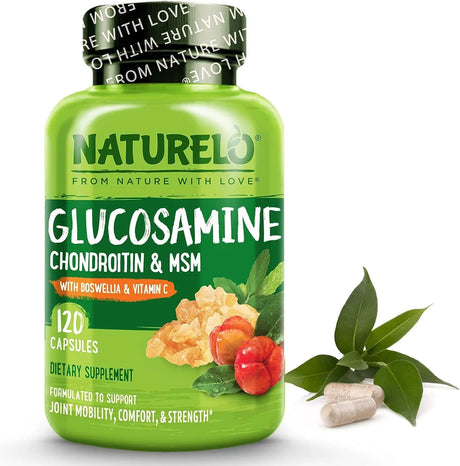 NATURELO - Naturelo Glucosamine Chondroitin MSM 120 Capsulas - The Red Vitamin MX - Suplementos Alimenticios - {{ shop.shopifyCountryName }}