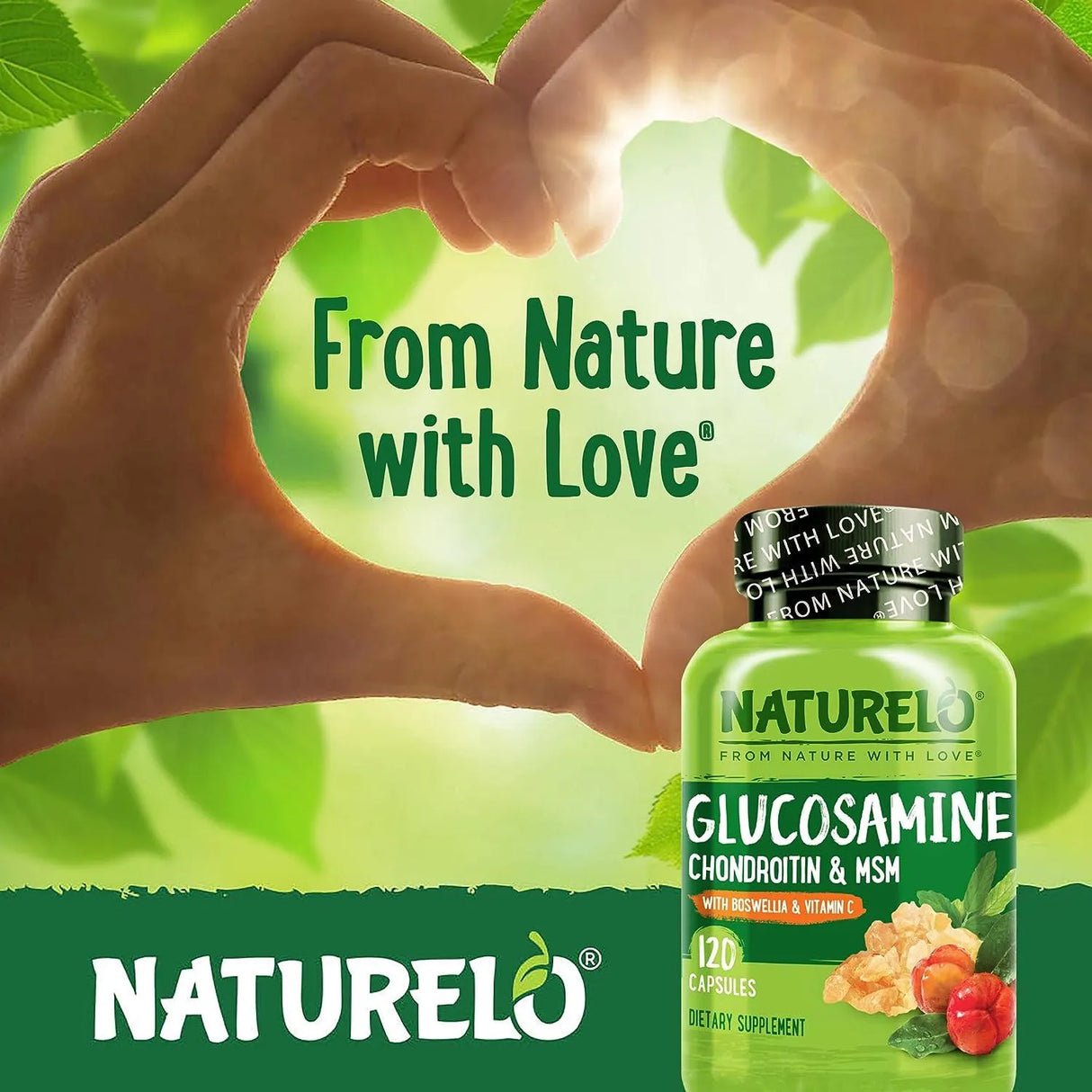 NATURELO - Naturelo Glucosamine Chondroitin MSM 120 Capsulas - The Red Vitamin MX - Suplementos Alimenticios - {{ shop.shopifyCountryName }}