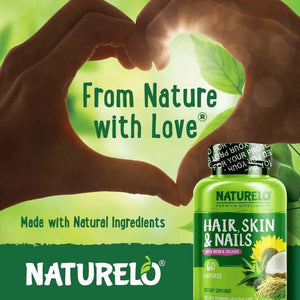 NATURELO - NATURELO Hair, Skin and Nails Vitamins 60 Capsulas - The Red Vitamin MX - Suplementos Alimenticios - {{ shop.shopifyCountryName }}