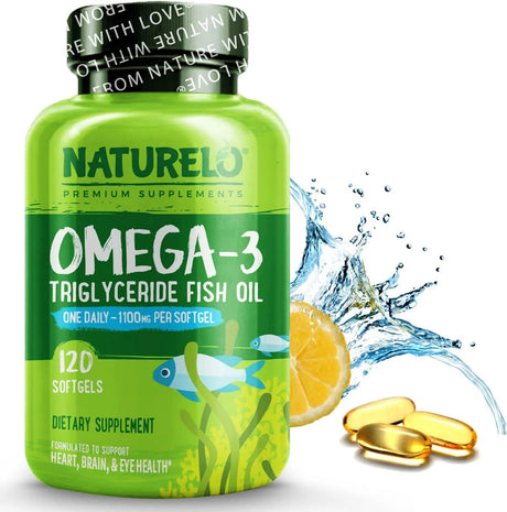 NATURELO - NATURELO Omega-3 Fish Oil Supplement 120 Capsulas Blandas - The Red Vitamin MX - Suplementos Alimenticios - {{ shop.shopifyCountryName }}