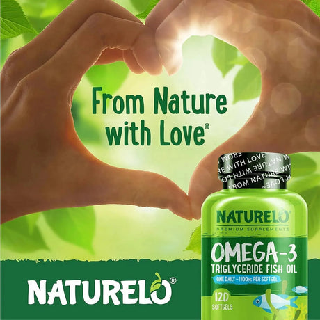 NATURELO - NATURELO Omega-3 Fish Oil Supplement 120 Capsulas Blandas - The Red Vitamin MX - Suplementos Alimenticios - {{ shop.shopifyCountryName }}