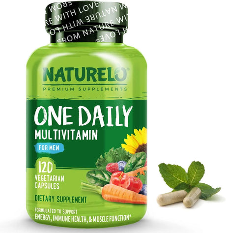 NATURELO - Naturelo One Daily Multivitamin for Men 120 Capsulas - The Red Vitamin MX - Suplementos Alimenticios - {{ shop.shopifyCountryName }}